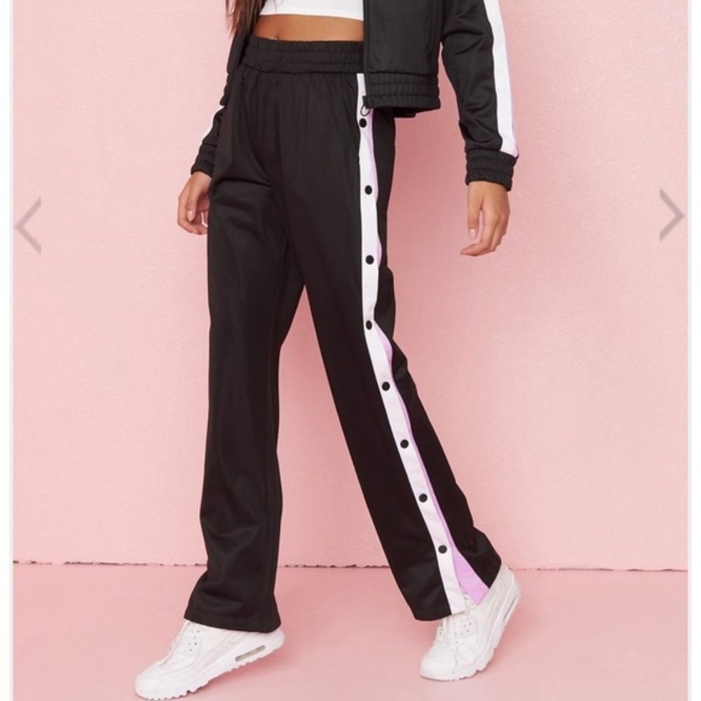 Garage Tearaway/Snap Button Track Pants - y2k - Size XS